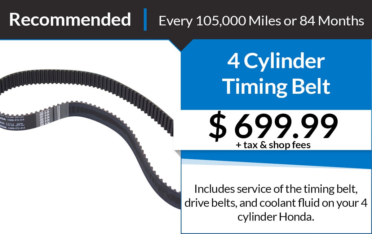 Honda Timing Belt Replacement Coupons How Much Does A Timing