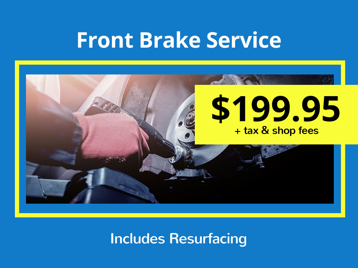Front Brake Service Special