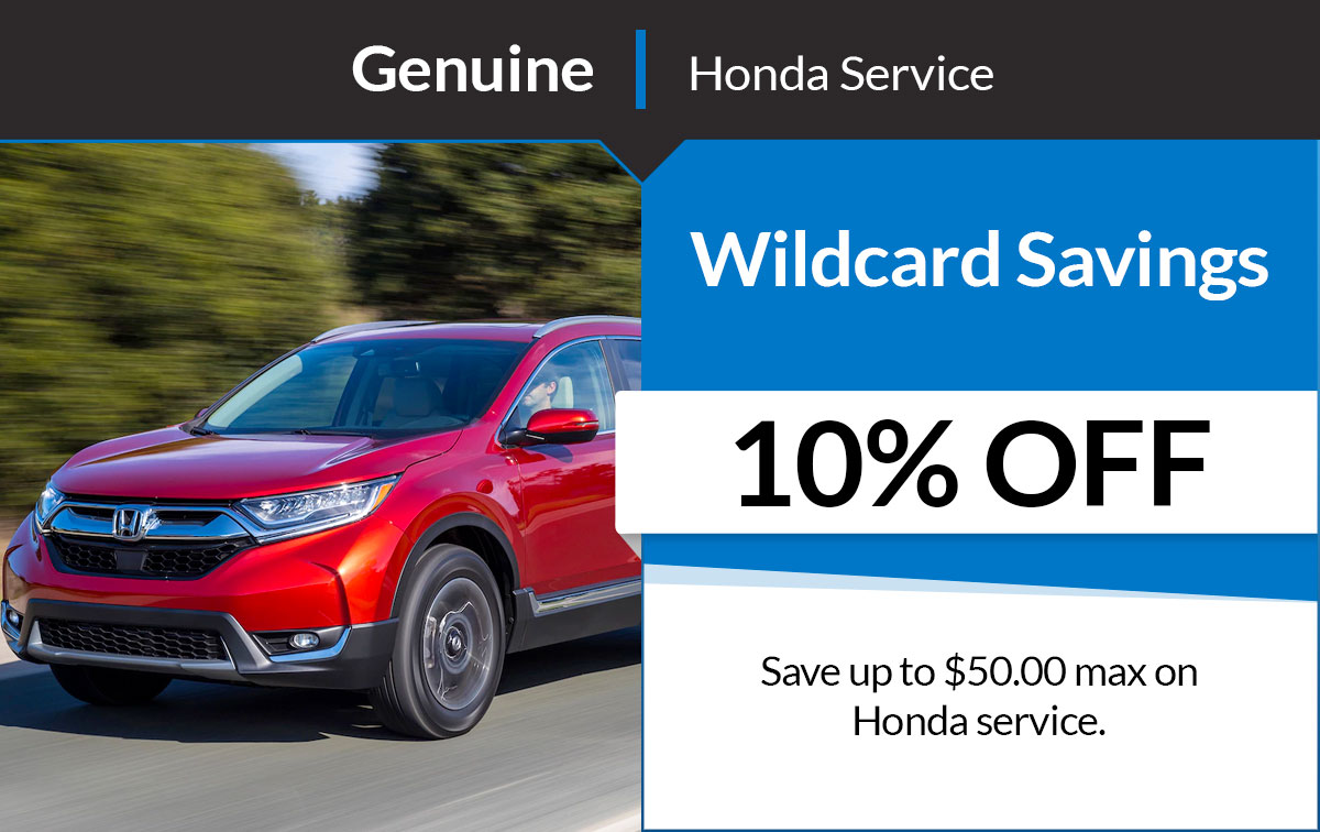 Honda Wildcard Savings Special Coupon - Mile High Honda