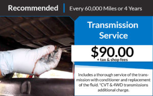 Honda Transmission Service Special Coupon