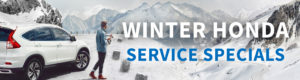 Honda Winter Service Specials