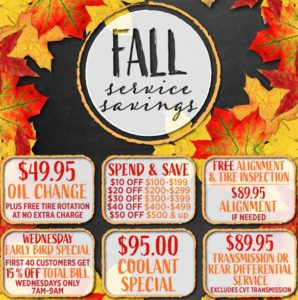 Denver Honda Fall Service Offers