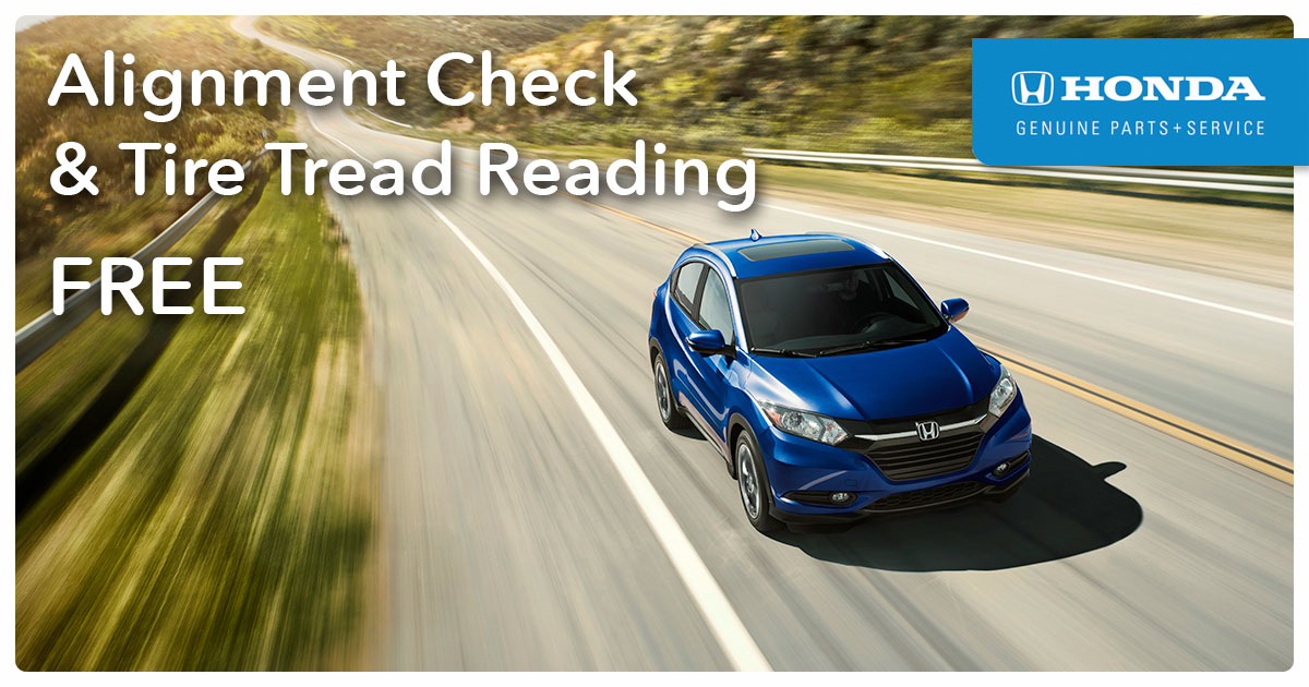 Alignment Check & Tire Tread Reading Service Special Coupon