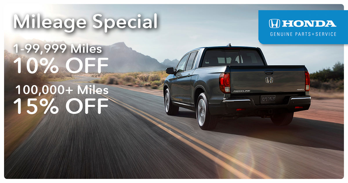 Mileage Service Special Coupon
