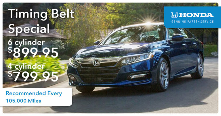 Timing Belt Service Special Coupon Mile High Honda
